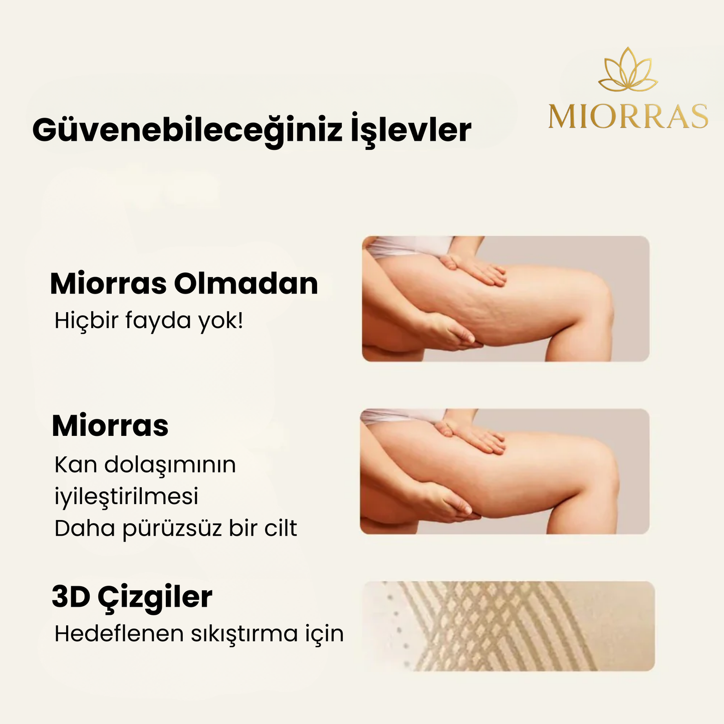 Miorras® 3D Sıkılaştırıcı Tayt — Selülit Düşmanı!