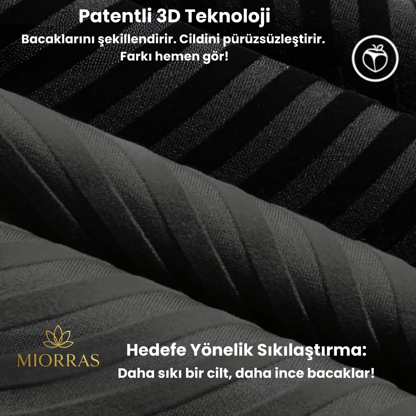 Miorras® 3D Sıkılaştırıcı Tayt — Selülit Düşmanı!