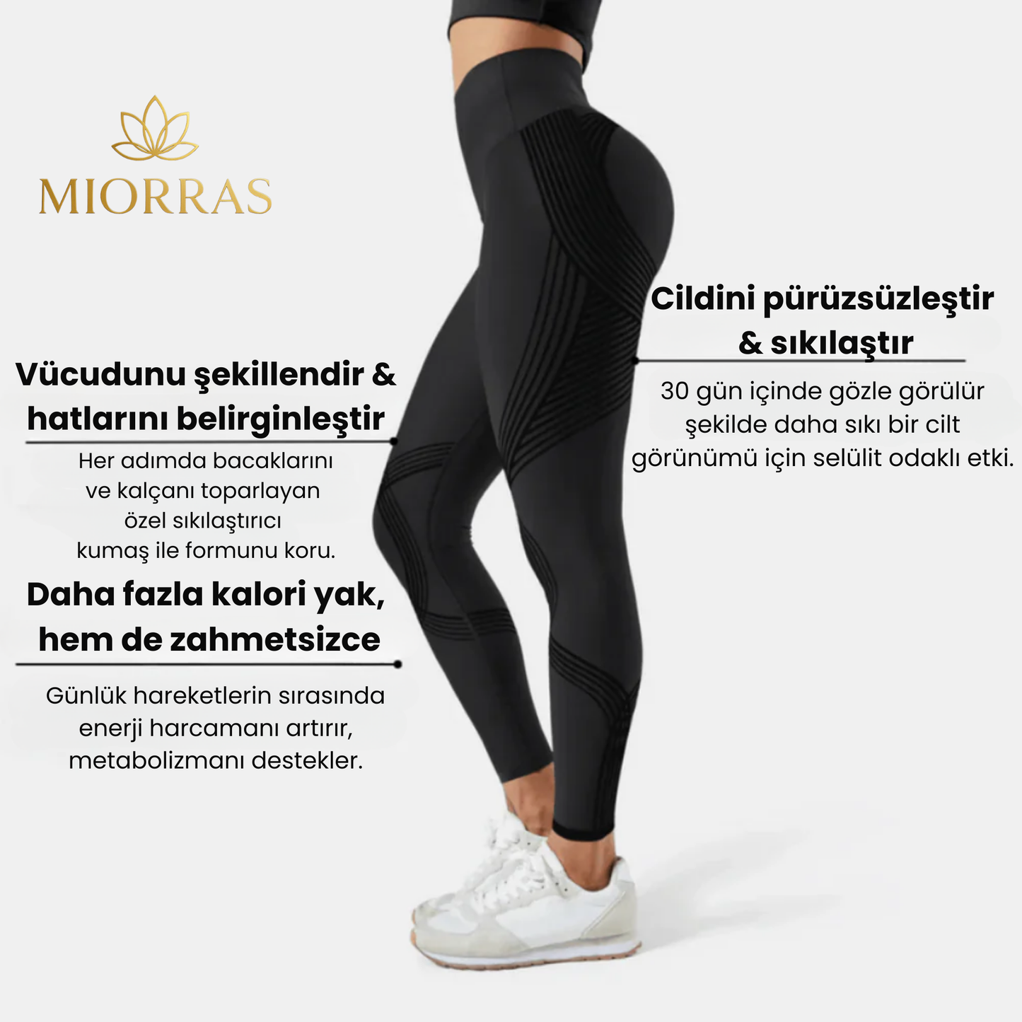Miorras® 3D Sıkılaştırıcı Tayt — Selülit Düşmanı!