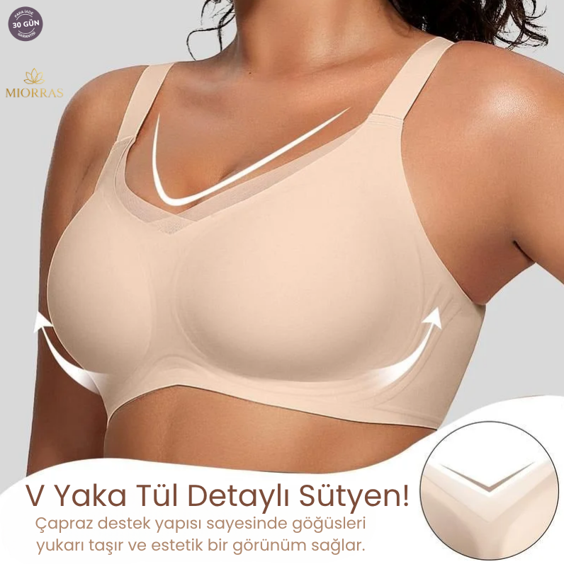 Miorras® Gizli Duruş Dikişsiz Straplez Sütyen