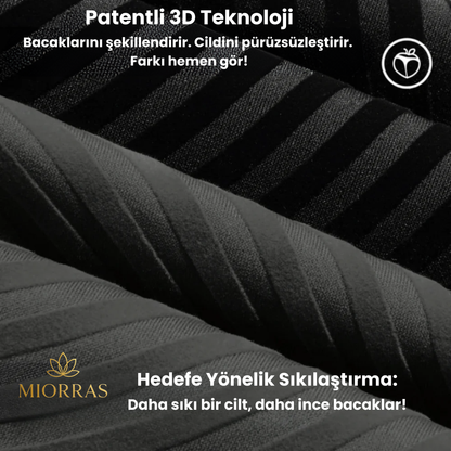 Miorras® 3D Sıkılaştırıcı Tayt — Selülit Düşmanı!